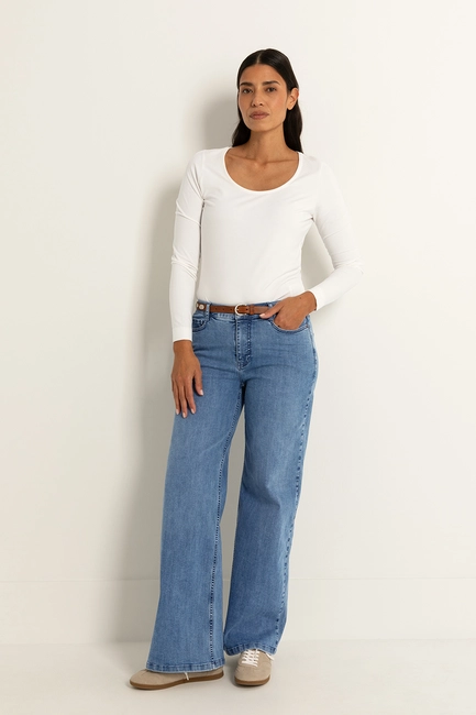 Stretchdenim wide leg jeans WIES