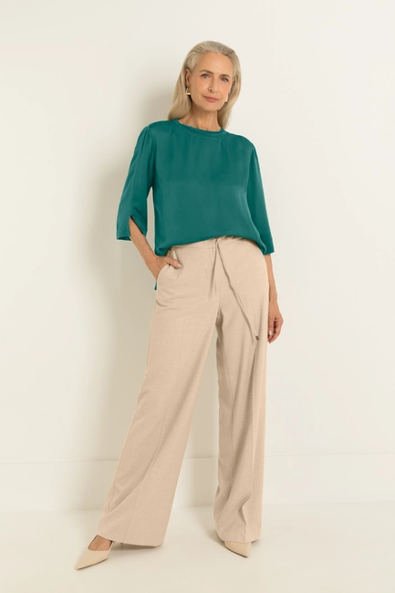 Stretchpantalon met aantrekkoord