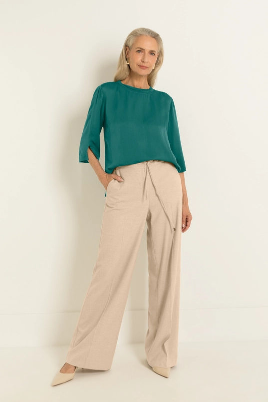 Stretchpantalon met aantrekkoord