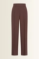 Stretchpantalon met blinde voorsluiting