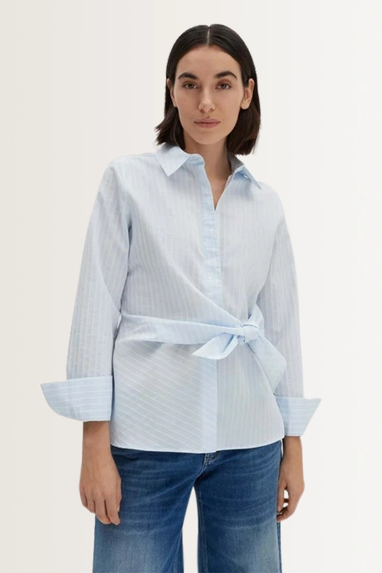 Strikblouse met fijne streep Zellissima Someday