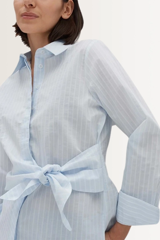Strikblouse met fijne streep Zellissima Someday
