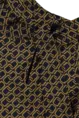 Strikhals top met print