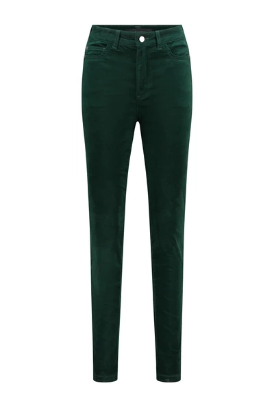Claudia Str\u00e4ter Regenpijpbroek rood casual uitstraling Mode Broeken Regenpijpbroeken Claudia Sträter 