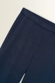 Suedine flared legging