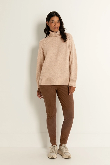 Suedine legging