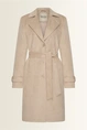 Suède-look trenchcoat Maura
