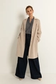 Suède-look trenchcoat Maura