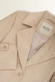 Suède-look trenchcoat Maura