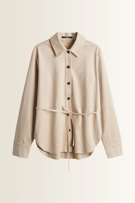 Suèdelook blouse strikceintuur Zyla Someday