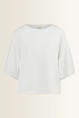 Sweat top met subtiele plooien