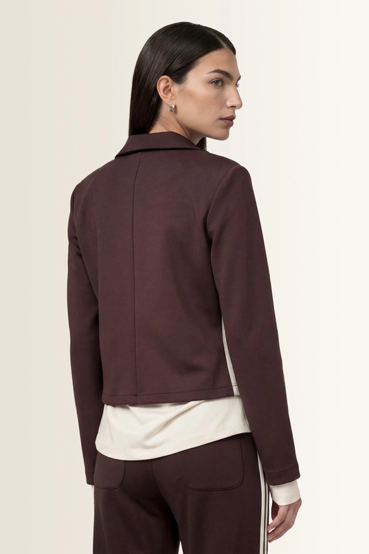 Sweatblazer met reverskraag Monari