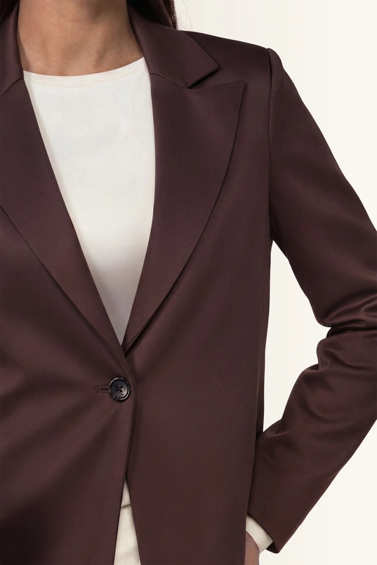 Sweatblazer met reverskraag Monari