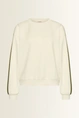 Sweater met contraststrepen