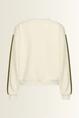 Sweater met contraststrepen