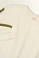 Sweater met contraststrepen
