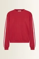 Sweater met contraststrepen