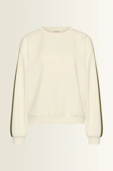 Sweater met contraststrepen