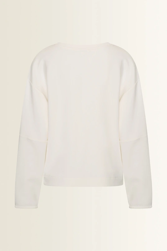 Sweatshirt met ballonmouwen