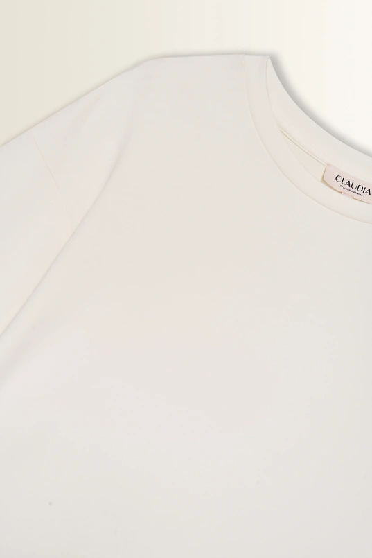Sweatshirt met ballonmouwen