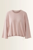 Sweatshirt met blousende zoom OUI
