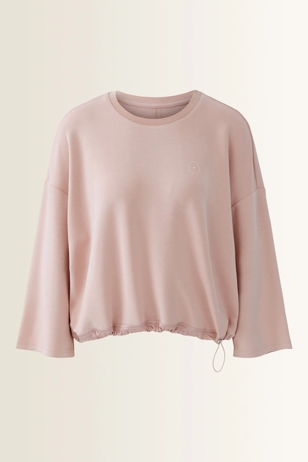Sweatshirt met blousende zoom OUI
