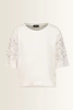 Sweatshirt met parelaccenten Monari
