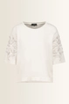 Sweatshirt met parelaccenten Monari