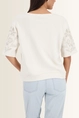 Sweatshirt met parelaccenten Monari