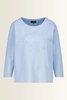 Sweatshirt met reliëf embleem Monari