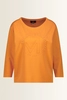 Sweatshirt met reliëf embleem Monari