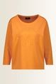 Sweatshirt met reliëf embleem Monari