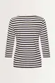 T-shirt diagonale belijning