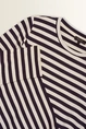 T-shirt diagonale belijning