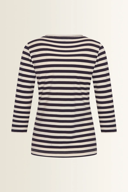 T-shirt diagonale belijning