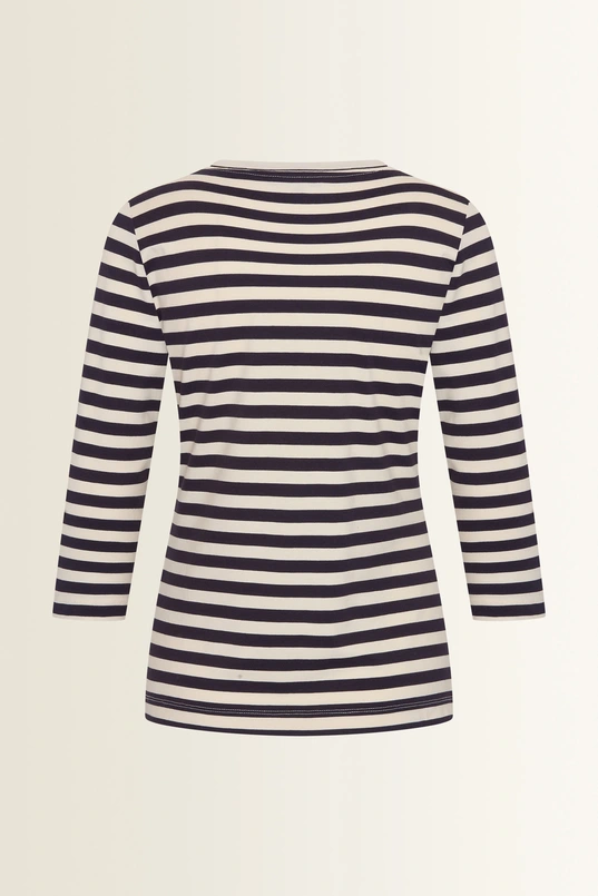 T-shirt diagonale belijning
