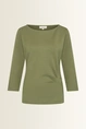 T shirt jersey side pleat
