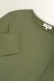 T shirt jersey side pleat