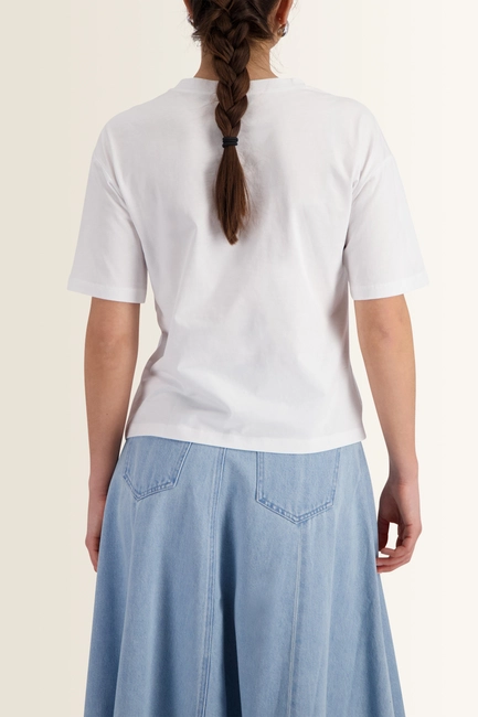 T-shirt met beach print Monari