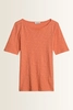 T-shirt met boothals Marc O’Polo