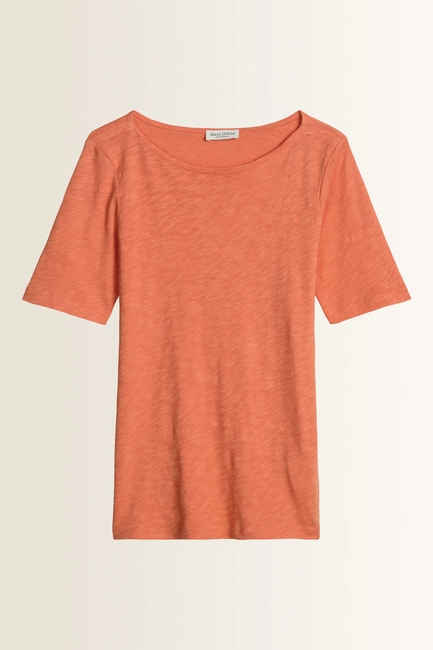 T-shirt met boothals Marc O’Polo