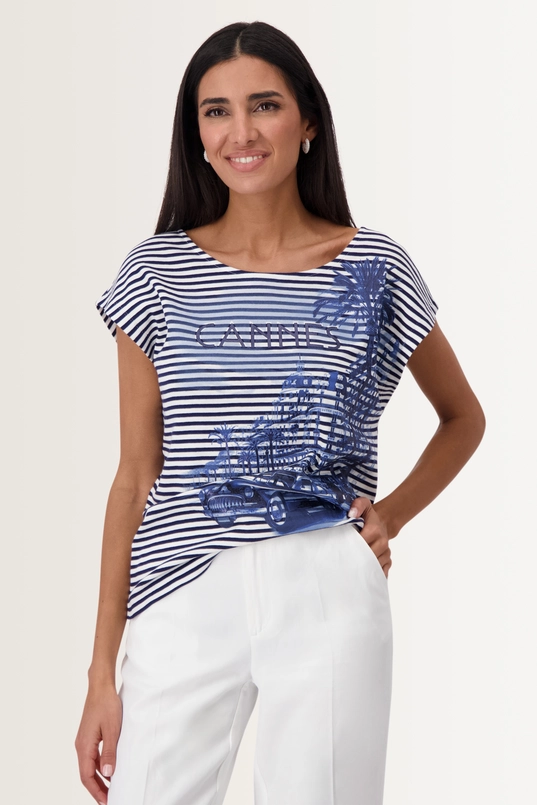 T-shirt met fotoprint Monari