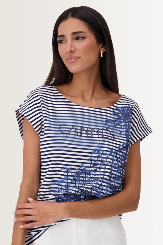 T-shirt met fotoprint Monari