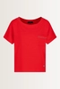 T-shirt met glanzend detail Monari