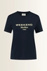 T-shirt met logoprint Edison Max Mara Weekend