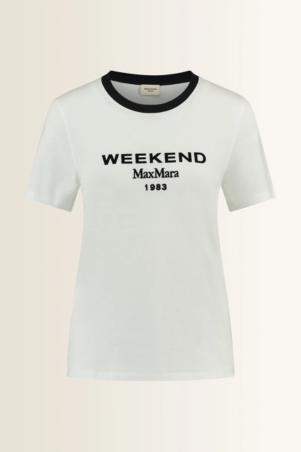 T-shirt met logoprint Edison Max Mara Weekend