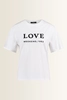 T-shirt met LOVE print Agile Max Mara Weekend