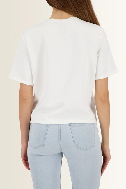 T-shirt met pailletten Monari