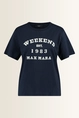 T-shirt met statement opdruk Tenue Max Mara Weekend