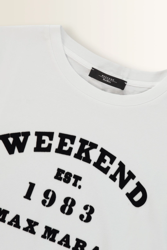 T-shirt met statement opdruk Tenue Max Mara Weekend